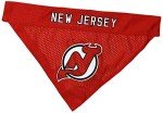 NHL NEW JERSEY DEVILS BANDANA for DOGS & CATS, Small/Medium. - Cute & Stylish Bandana! The Perfect HOCKEY FAN Scarf Bandana, great for Birthdays or any Party!