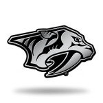 Rico Industries NHL Nashville Predators Chrome Finished Auto Emblem 3D Sticker