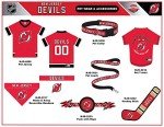NHL NEW JERSEY DEVILS BANDANA for DOGS & CATS, Small/Medium. - Cute & Stylish Bandana! The Perfect HOCKEY FAN Scarf Bandana, great for Birthdays or any Party!