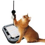 Pets First Cat Scratching Toy NHL Nashville Predators Hockey Field Cat Scratcher Tiy with Interactive Cat Ball Bell in Tracks. 5-in-1 CAT Toy