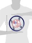 New York Yankees Round Multicolor Disposable Party Plates - 9" (Pack of 18) - Durable & Fun Design, Perfect for Baseball-Themed Parties & Celebrations