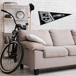 Rico Industries NHL Hockey Los Angeles Kings Primary 12" x 30" Felt Wall Décor Pennant - Great for Home/Bed Room/Man Cave Décor
