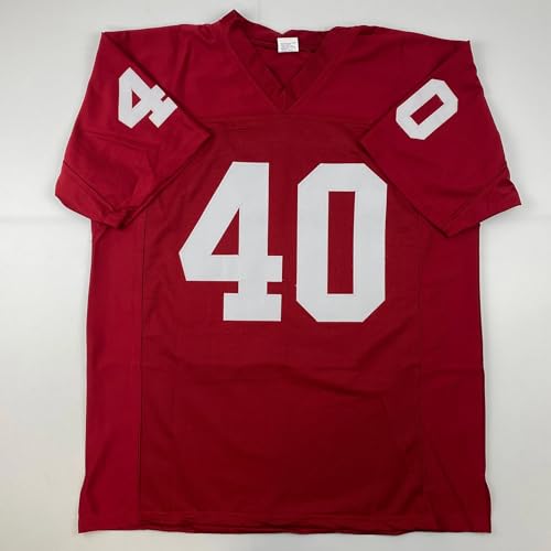 Pat Tillman Arizona Red Autographed Football Jersey XL