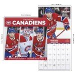 2025 NHL Montreal Canadiens Wall Calendar (Bilingual French) (English and French Edition)