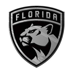 FANMATS 60301 Florida Panthers Molded Chrome Plastic Emblem