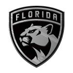 FANMATS 60301 Florida Panthers Molded Chrome Plastic Emblem