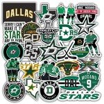 26 PCS Set of Dallas Vinyl Stars Stickers Pack Dallas Decal Stars 2-2.5 inches