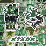26 PCS Set of Dallas Vinyl Stars Stickers Pack Dallas Decal Stars 2-2.5 inches