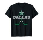 Dallas Sports Ice Hockey Team Athletic Novelty T-Shirt