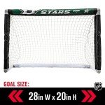 Franklin Sports NHL Dallas Stars Mini Hockey Set - Kids Indoor Knee Hockey Goal, Ball, + 2 Mini Stick Combo Set - Youth NHL Team Indoor Toy Sets - Ages 3+