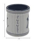 Boelter Brands Licensed MLB Sculpted 2oz SHOT GLASS Mini Mug (New York Yankees Pinstripe)