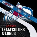 Franklin Sports Colorado Avalanche NHL Mini Hockey Stick Set - NHL Team Knee Hockey Stick and Ball Set - Two Players - Great Toy for Kids