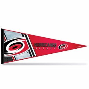Rico Industries NHL Hockey Carolina Hurricanes Primary 12" x 30" Felt Wall Décor Pennant - Great for Home/Bed Room/Man Cave Décor