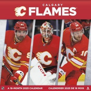 2025 NHL Calgary Flames Wall Calendar (Bilingual French) (English and French Edition)