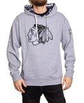 Calhoun NHL Surf & Skate Unisex Palm Leaf Pullover Hoodie – The Bahama Collection (Large, Chicago Blackhawks)