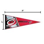 Rico Industries NHL Hockey Carolina Hurricanes Primary 12" x 30" Felt Wall Décor Pennant - Great for Home/Bed Room/Man Cave Décor