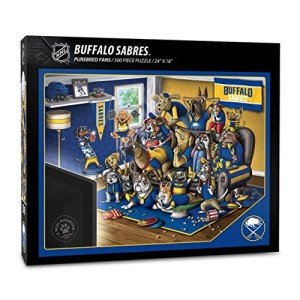 YouTheFan NHL Buffalo Sabres Purebred Fans 500pc Puzzle - A Real Nailbiter