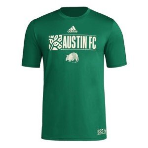 adidas Men's MLS Short Sleeve T-Shirt, Green/White Austin FC, Large