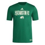 adidas Men's MLS Short Sleeve T-Shirt, Green/White Austin FC, Large