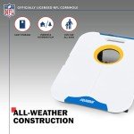Wild Sports NFL Los Angeles Chargers Pro Football All-Weather Cornhole Set - Travel Bean Bag Toss Set Includes 8 Bean Bags