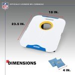 Wild Sports NFL Los Angeles Chargers Pro Football All-Weather Cornhole Set - Travel Bean Bag Toss Set Includes 8 Bean Bags