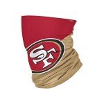 FOCO NFL San Francisco 49ers Neck Gaiter, One Size, Big Logo