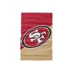 FOCO NFL San Francisco 49ers Neck Gaiter, One Size, Big Logo