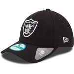 New Era NFL The League 9FORTY Adjustable Hat Cap One Size (US, Alpha, One Size, Las Vegas Raiders - Black)