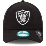 New Era NFL The League 9FORTY Adjustable Hat Cap One Size (US, Alpha, One Size, Las Vegas Raiders - Black)