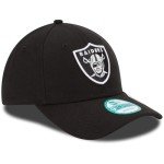 New Era NFL The League 9FORTY Adjustable Hat Cap One Size (US, Alpha, One Size, Las Vegas Raiders - Black)