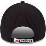 New Era NFL The League 9FORTY Adjustable Hat Cap One Size (US, Alpha, One Size, Las Vegas Raiders - Black)