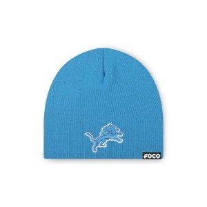 FOCO Men's Detroit Lions NFL Logo Basic Skull Beanie Hat, Team Color