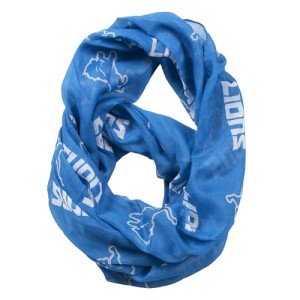 Littlearth Detroit Lions NFL Sheer Infinity Scarf