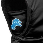 FOCO Detroit Lions NFL Black Hooded Gaiter, adult (SVNFGRHDSN)