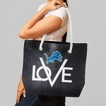 Littlearth Detroit Lions NFL Love Tote