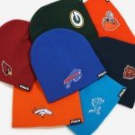 FOCO Men's Detroit Lions NFL Logo Basic Skull Beanie Hat, Team Color