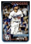 2024 TOPPS #250 MOOKIE BETTS LOS ANGELES DODGERS BASEBALL OFFICIAL TRADING CARD OF MLB