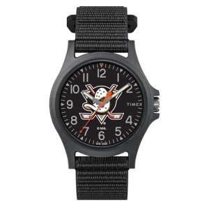 Timex Men's NHL Pride 40mm Watch – Anaheim Ducks with Black FastWrap Strap