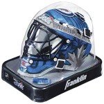 Franklin Sports NHL Winnepeg Jets Mini Hockey Goalie Mask with Case - Collectible Goalie Mask with Official NHL Logos and Colors