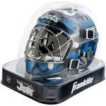 Franklin Sports NHL Winnepeg Jets Mini Hockey Goalie Mask with Case - Collectible Goalie Mask with Official NHL Logos and Colors