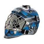 Franklin Sports NHL Winnepeg Jets Mini Hockey Goalie Mask with Case - Collectible Goalie Mask with Official NHL Logos and Colors