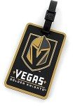 Aminco NHL Vegas Golden Knights Soft Bag Tag, Black, 7.5