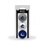 Team Golf NHL Vancouver Canucks 3 Golf Ball Pack Regulation Size Golf Balls, 3 Pack, Full Color Durable Team Imprint
