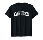 Canucks Mascot Vintage Athletic Sports Name Design T-Shirt