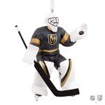 Hallmark NHL Vegas Golden Knights Goalie Christmas Ornament, 0001OSL1879