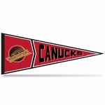 Rico Industries NHL Hockey Vancouver Canucks Retro 12" x 30" Felt Wall Décor Pennant - Great for Home/Bed Room/Man Cave Décor