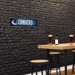 Rico Industries HSN8801 Plastic Street Sign , Vancouver Canucks