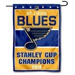 WinCraft St. Louis Blues 2019 Stanley Cup Champions Double Sided Garden Flag