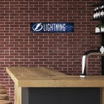Rico Industries HSN9201 Plastic Street Sign , Tampa Bay Lightning