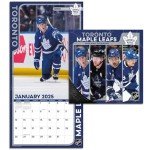 TURNER SPORTS Toronto Maple Leafs 2025 Mini Wall Calendar (25998040589)